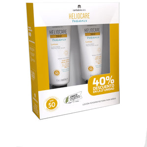 Heliocare 360° Pediatrics Loção Protetor Solar SPF50 Embalagem 2 X 200ml