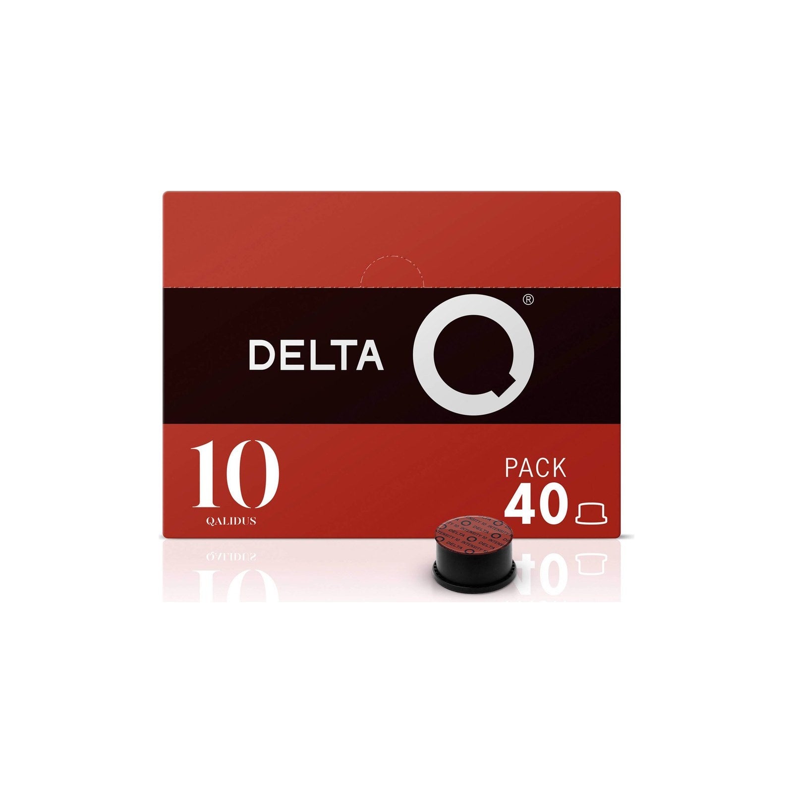 Delta Q Café Cápsulas Qalidus Intensidade 10 Pack XL - 40 un
