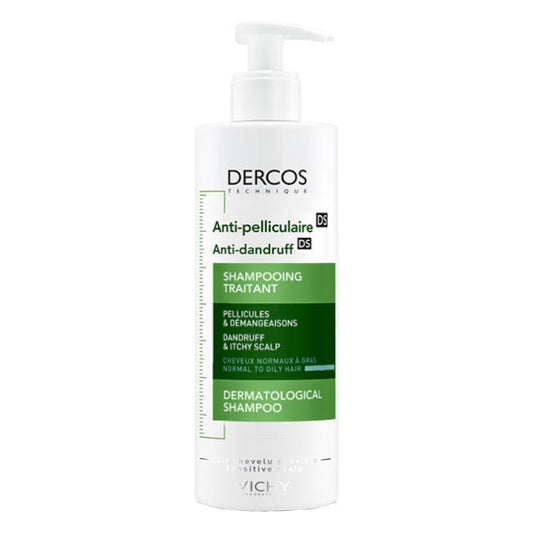 Vichy Dercos Anti-Dandruff Champô for Normal to Oily Hair 390ml