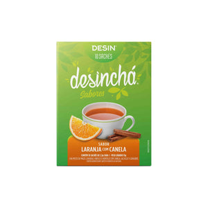 Desinchá Chá Sabor a Laranja e Canela 10 saquetas