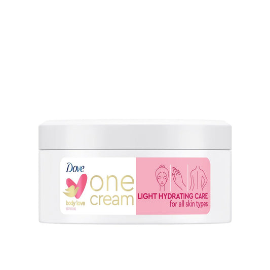 Dove Body Love One Cream Light Hydrating Care 250 ml — embalagem