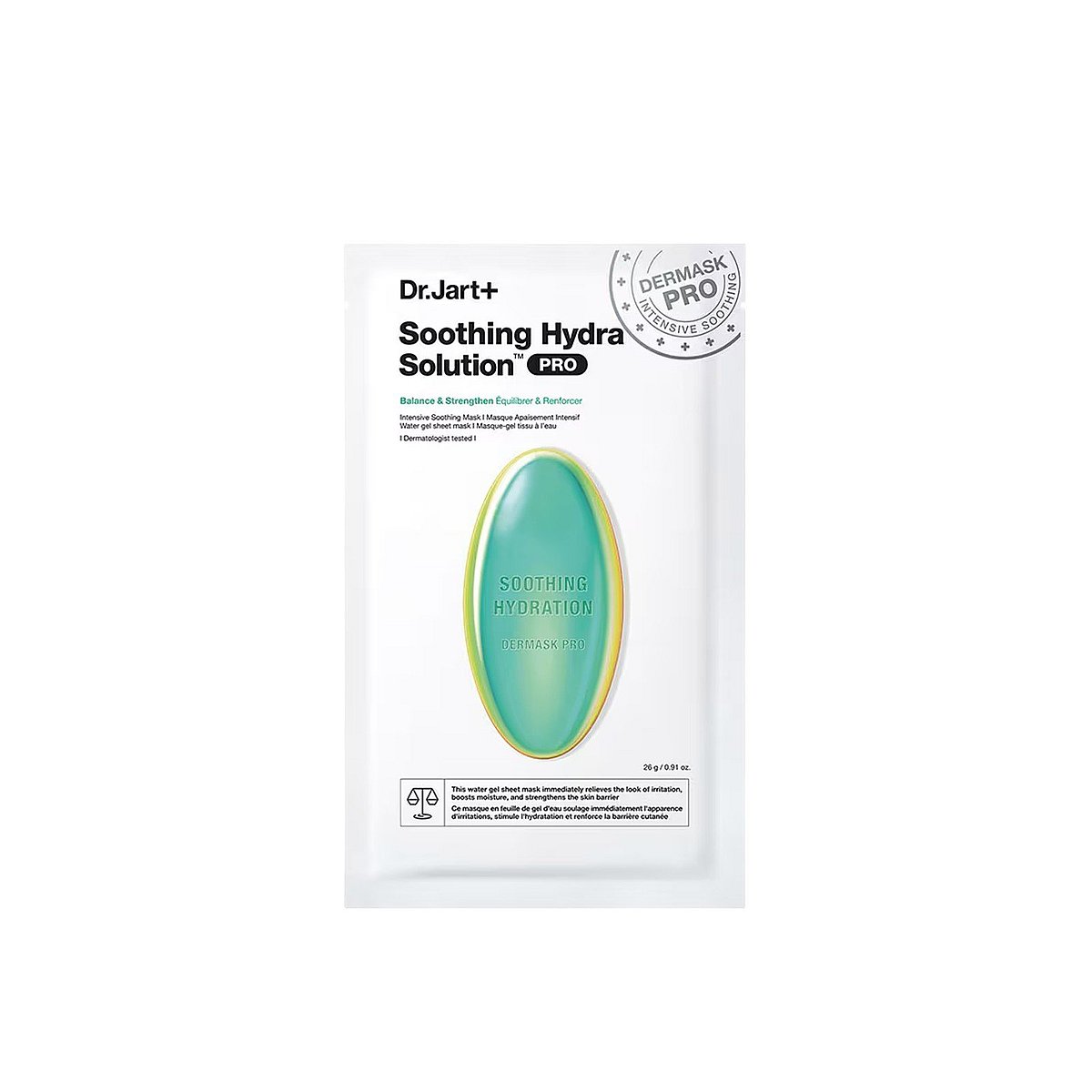 Dr.jart+ Dermask Máscara Intensiva Calmante Soothing Hydra Solution Pro 26g