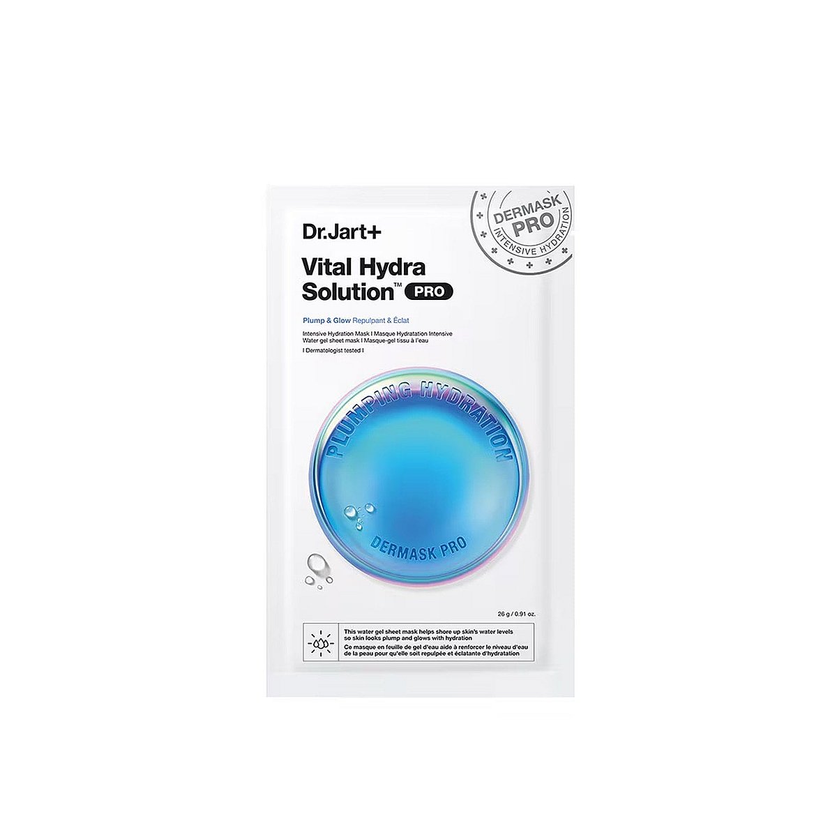Dr.jart+ Vital Hydra Solution Pro Máscara de Hidratação Intensiva Plump & Glow 26g