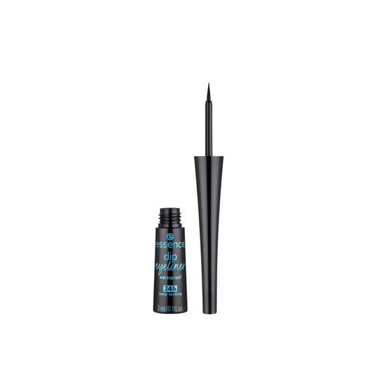 essence Delineador Líquido Waterproof 24h Larga Duración 01 Negro 3ml