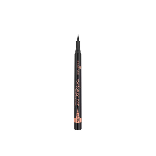 essence Delineador de ojos tipo lápiz de larga duración 10 Blackest Black 1.1ml