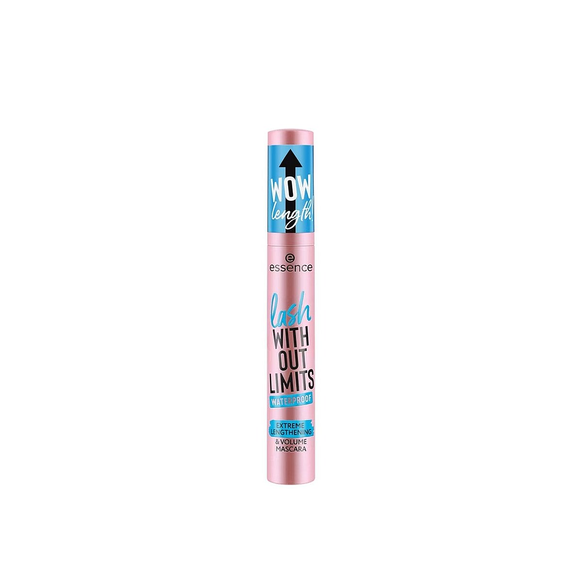 Essence Rímel Lash Without Limits à prova de água para alongamento e volume extremos 03 Preto à prova de água 13 ml