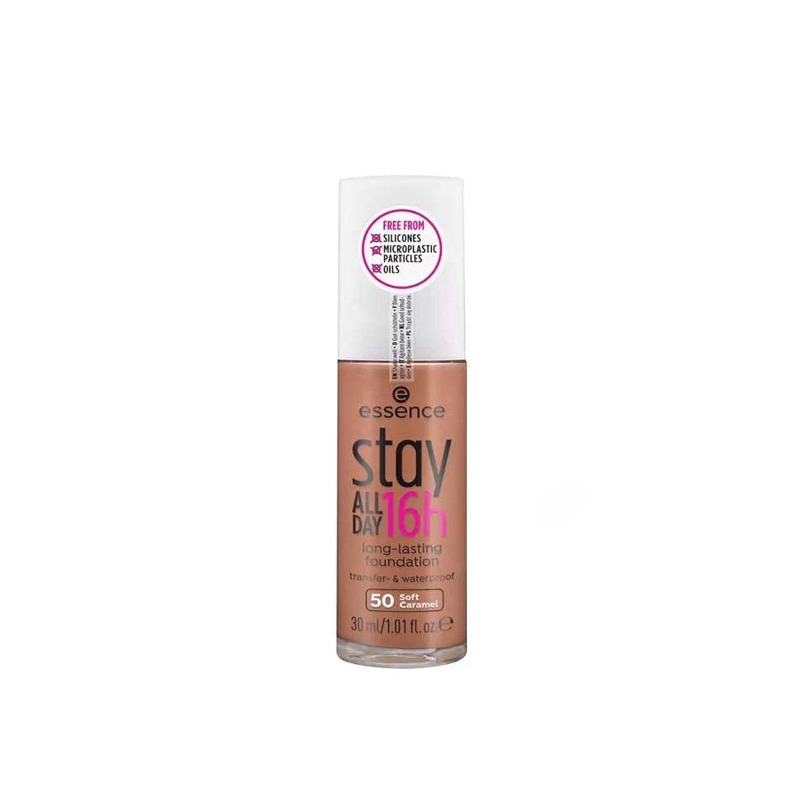 essence Stay All Day 16h Long-Lasting Base 50 Soft Caramel 30ml