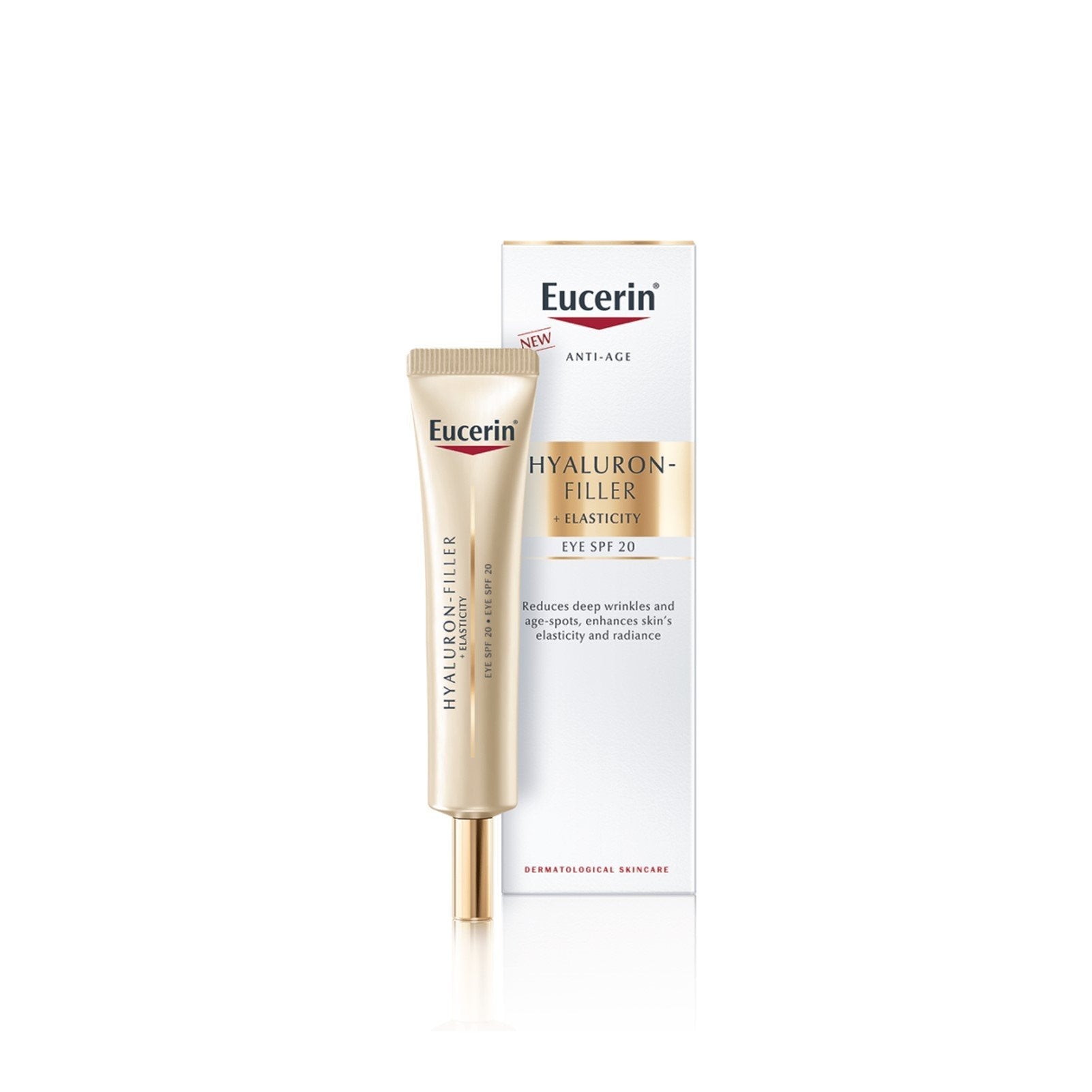 Eucerin Hyaluron-Filler + Elasticity creme de olhos SPF20 15ml