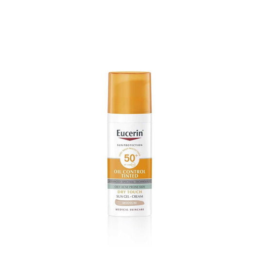 Eucerin Sun Oil Control Tinted Gel-Creme Dry Touch SPF50+ Medium 50ml