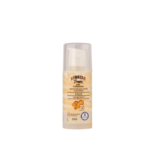 Hawaiian Tropic Silk Hydration Face Protective Sun Loção SPF30 50ml
