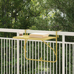 HKH Mesa Suspensa Dobrável - Dourada, , Aço - Dourado