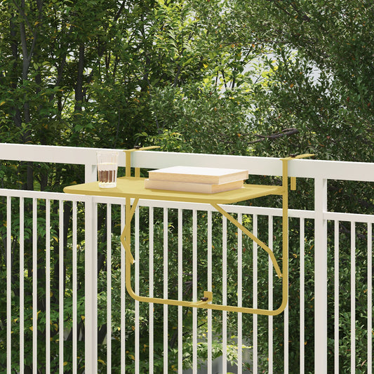 HKH Mesa Suspensa Dobrável - Dourada, , Aço - Dourado