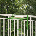 HKH Mesa Dobrável de Varanda Aço - Verde