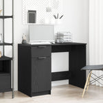 HKH Escritorio Roble - - Hecho de madera de ingeniería - Negro