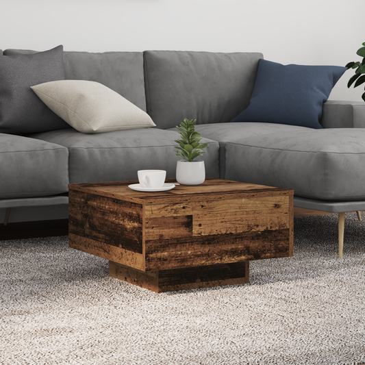 Mesa de centro HKH de madera antigua
