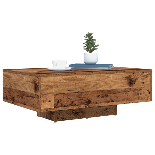 Mesa de centro HKH de madera antigua