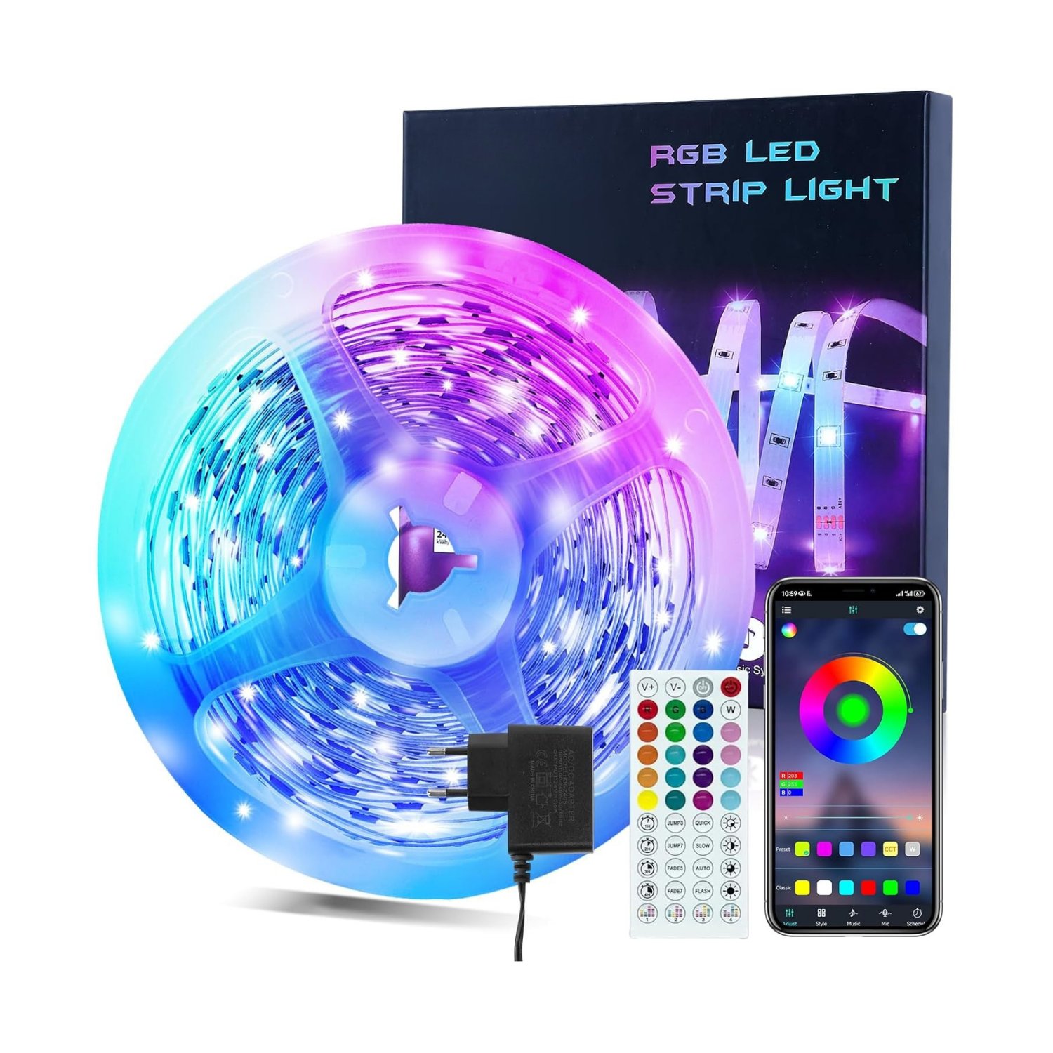 HKH Faixa LED 10 m com 30 Led's/metro