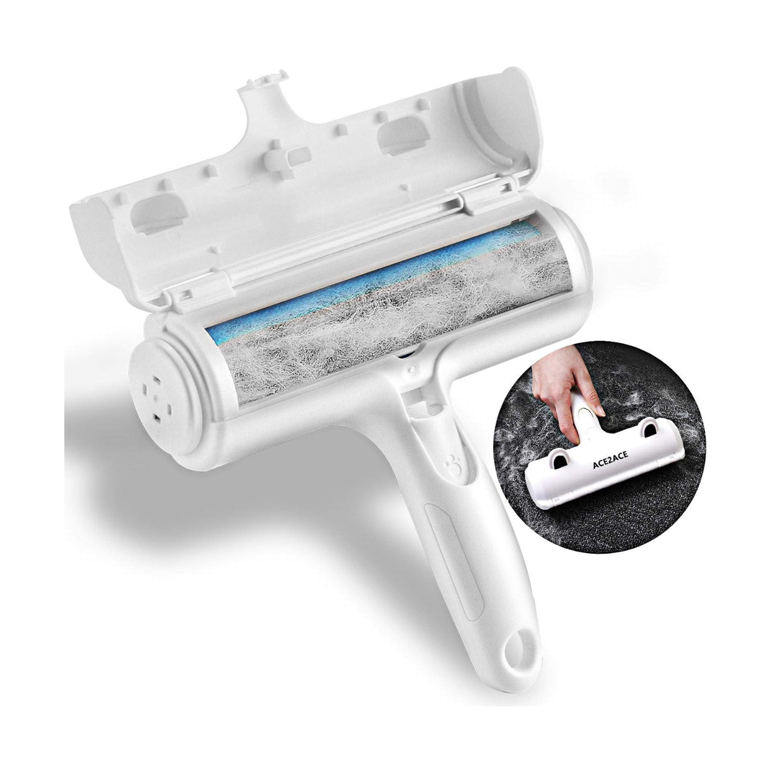 HKH Escova de Limpeza para Remover Pêlos de Animais de Estimação Lavável e Reutilizável