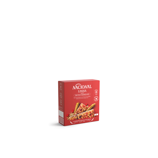 Nacional + Linha Barras Cereais Frutos Vermelhos 138 gr