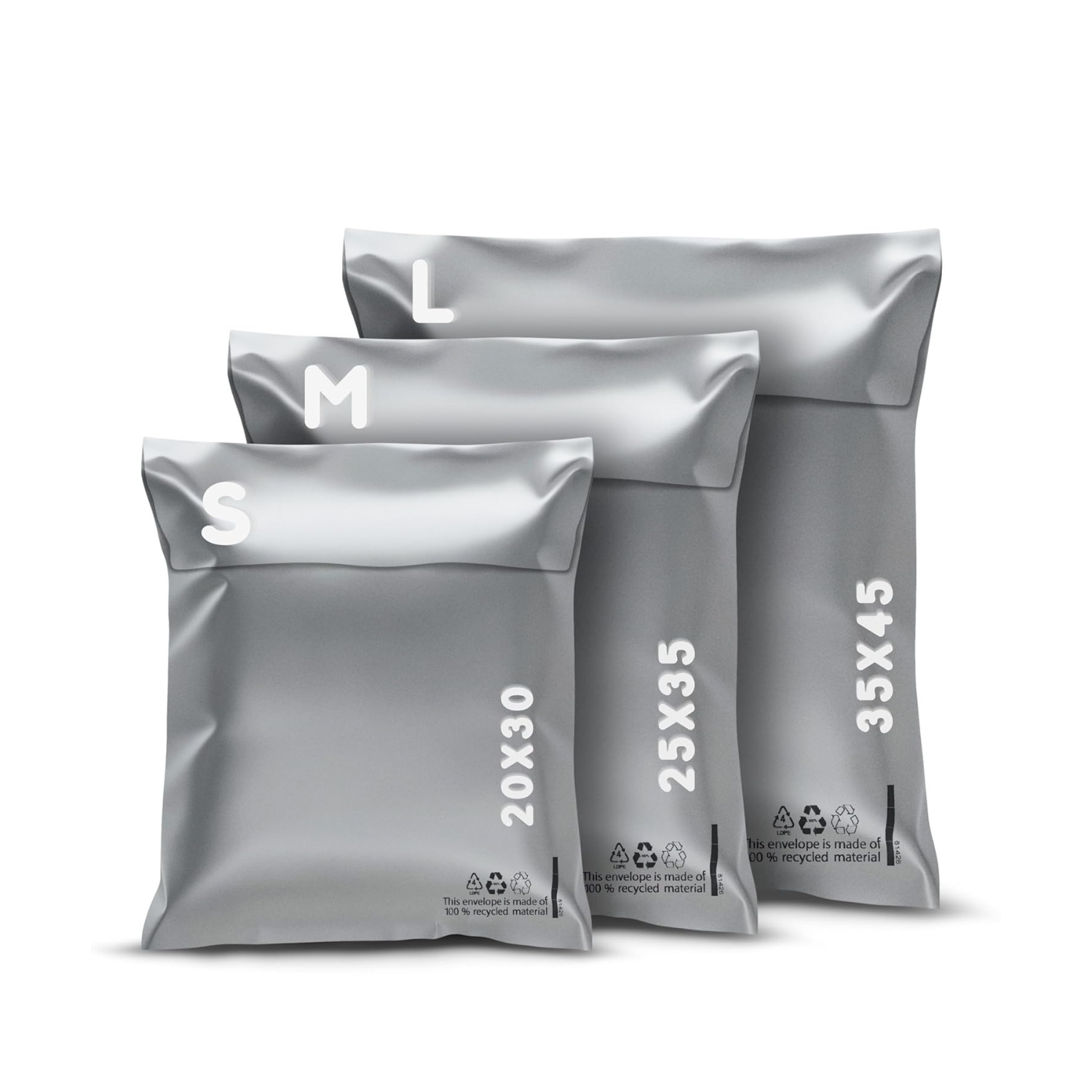 HKH Conjunto de 30 Envelopes para Envios em Tamanhos Standard S-10 I M-10 I L-10