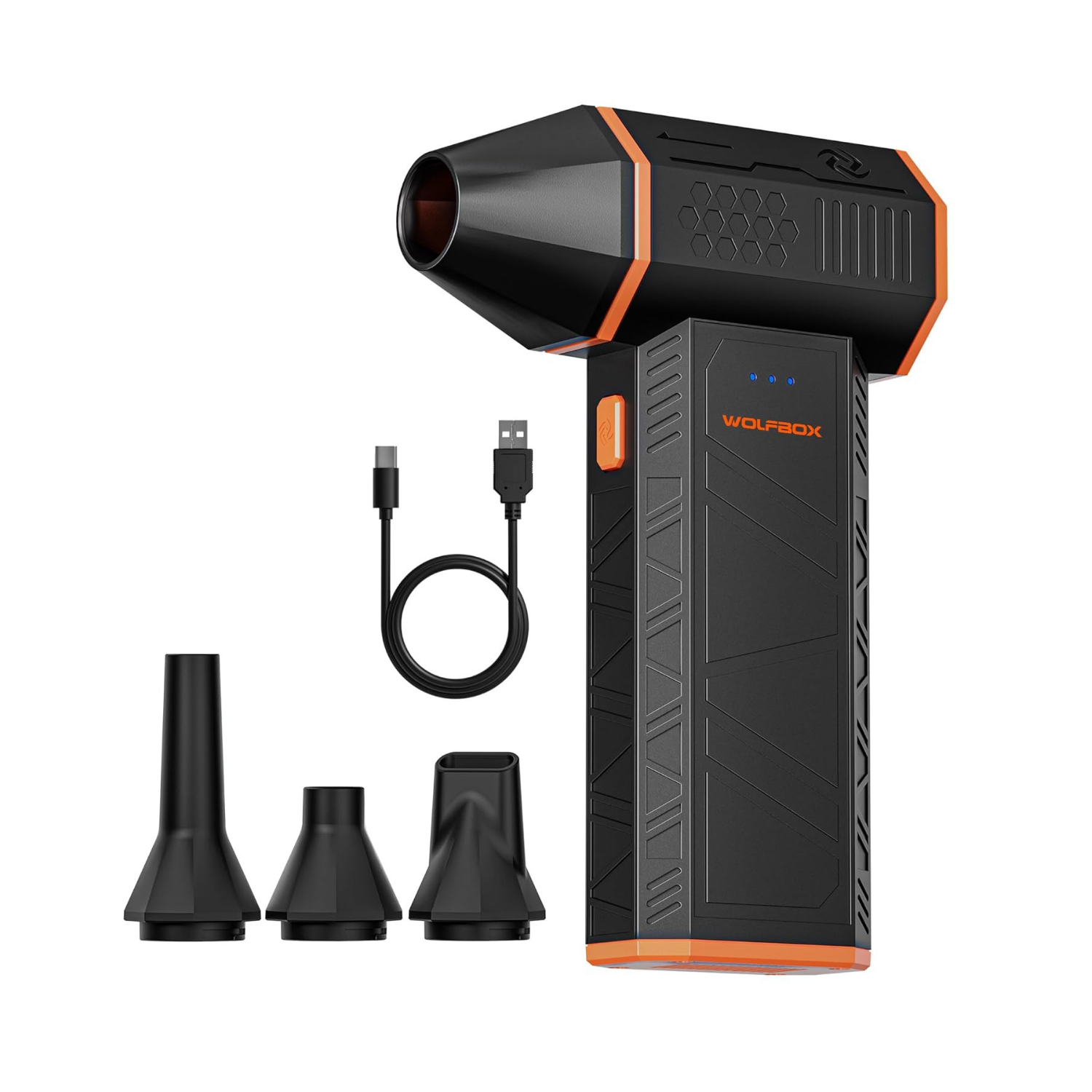 HKH Mini Soprador electrico com 3 Velocidades - Até 110.000 rpm