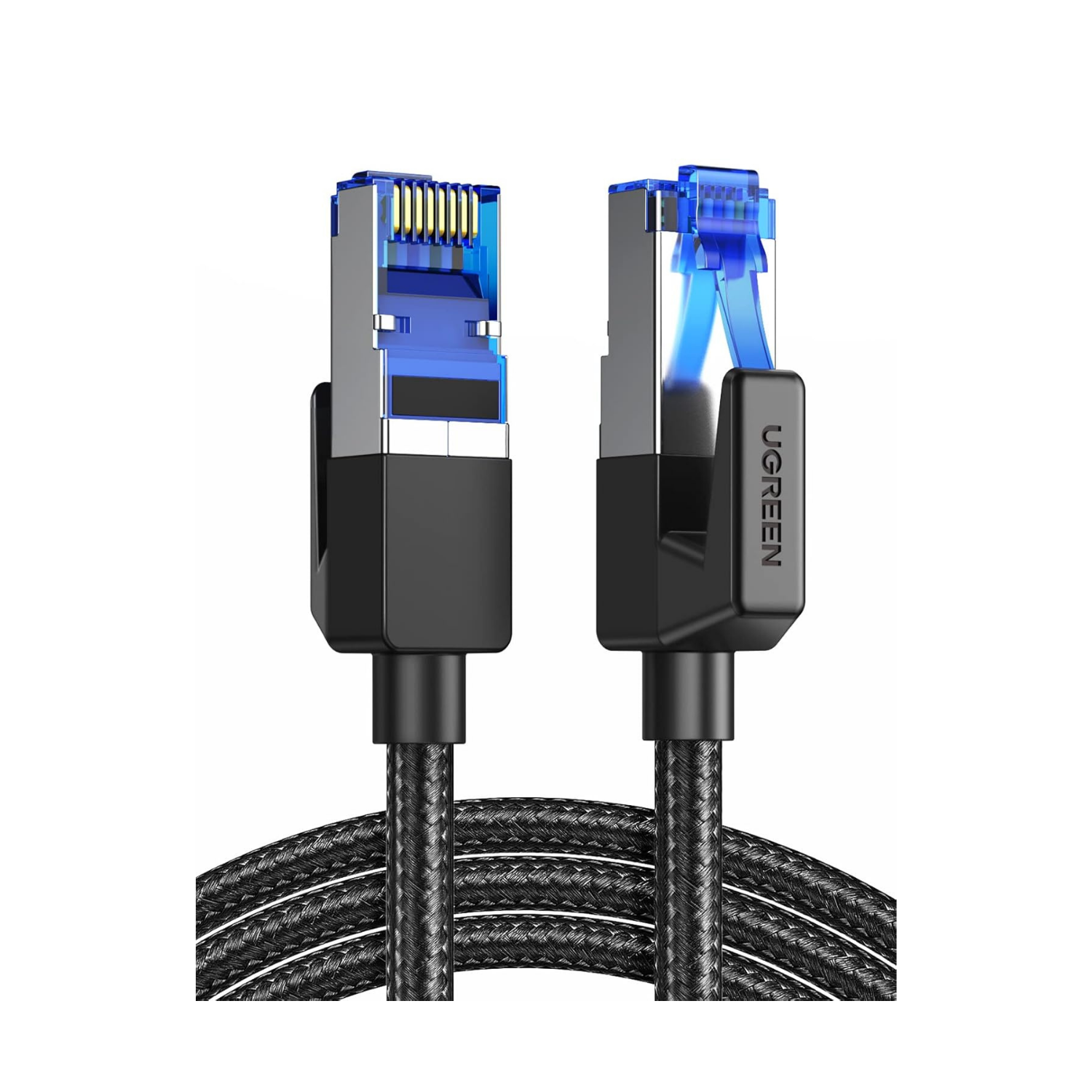 HKH Cabo Entrançado de Rede Ethernet Cat 8 Lan 40 Gbps 2000 MHz RJ45 1 m