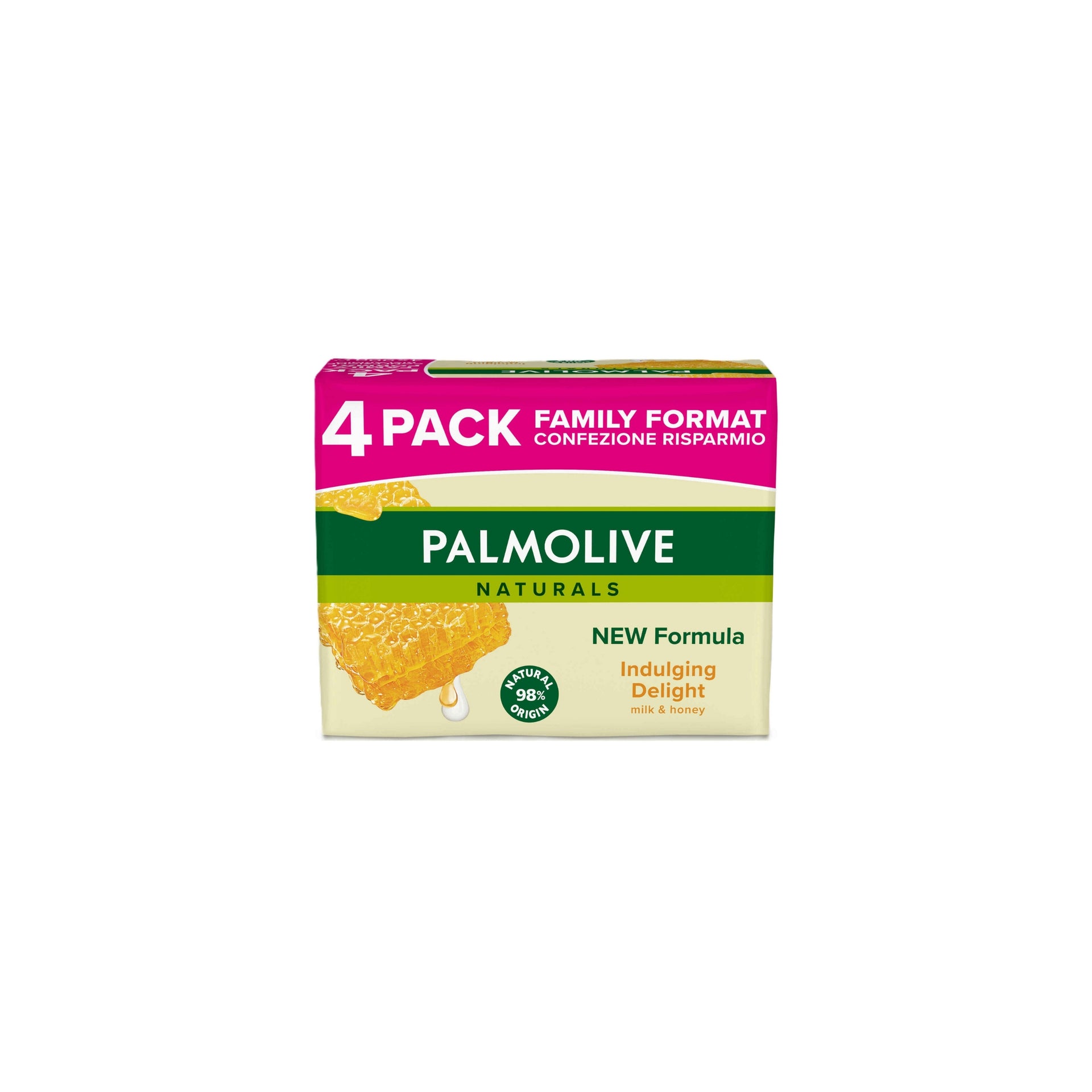 Palmolive Sabonete Leite de Mel 90 gr - Pack 4 x 90 gr — embalagem