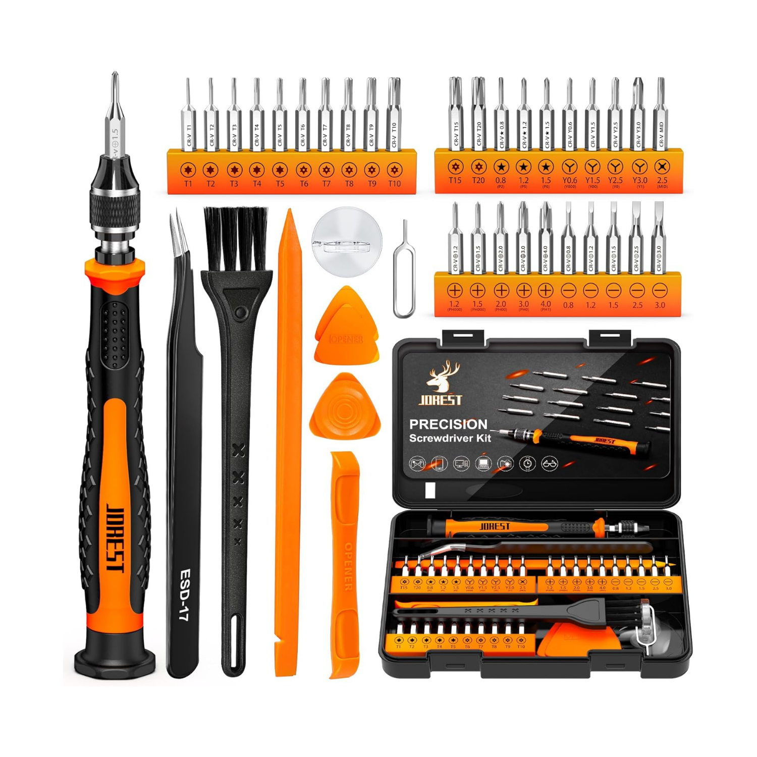 HKH Kit de Precisão de Chaves de Fenda 40 Peças