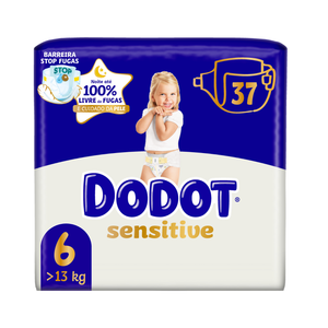 Dodot Sensitive Fraldas T6 mais de 13 kg 37 un