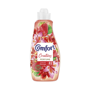 Comfort Amaciador Roupa Creations Lírios & Morangos 82 Doses 1.47 L — embalagem