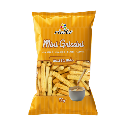 Rialto Mini Gressinos Clássicos 150 gr — embalagem