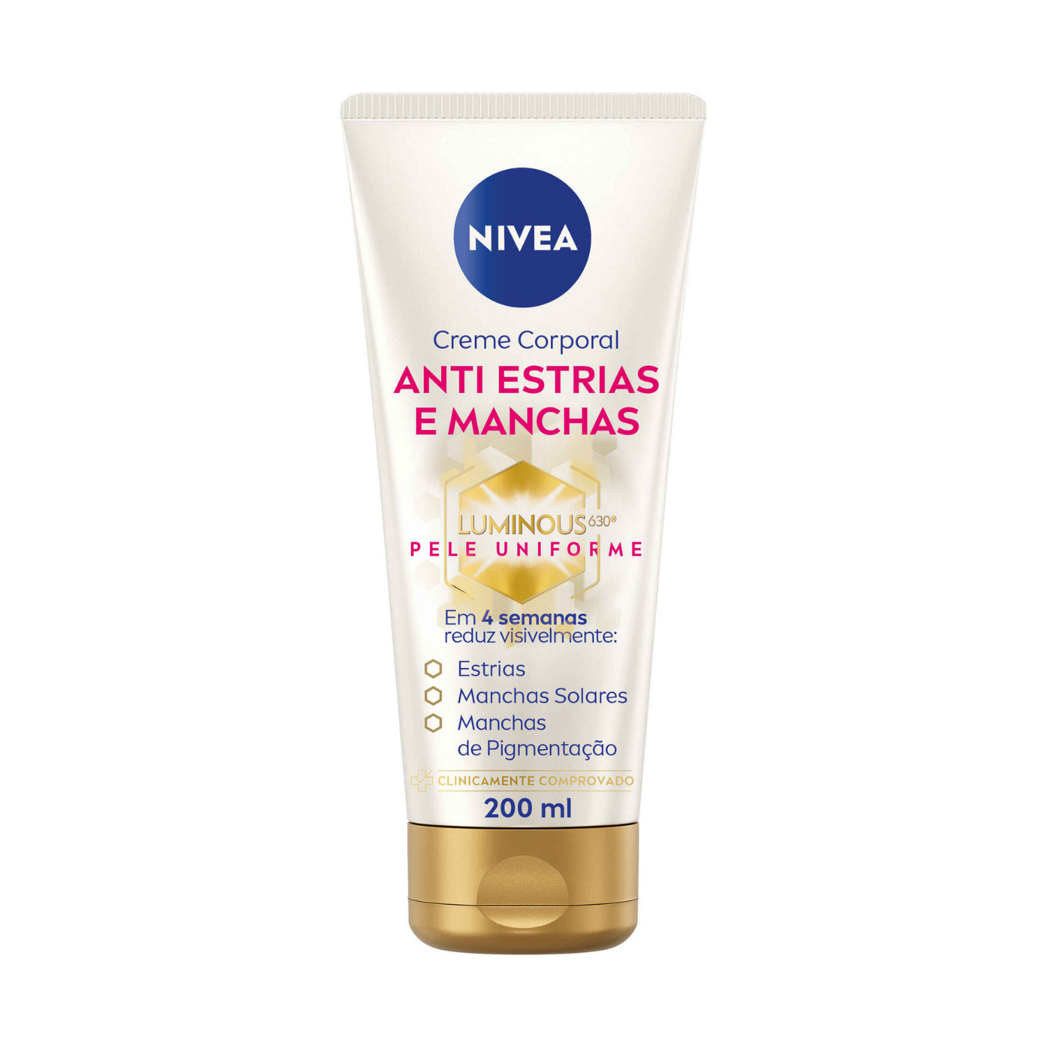 Nivea Luminous 630 Creme Corporal Anti-Estrias e Manchas 200 ml