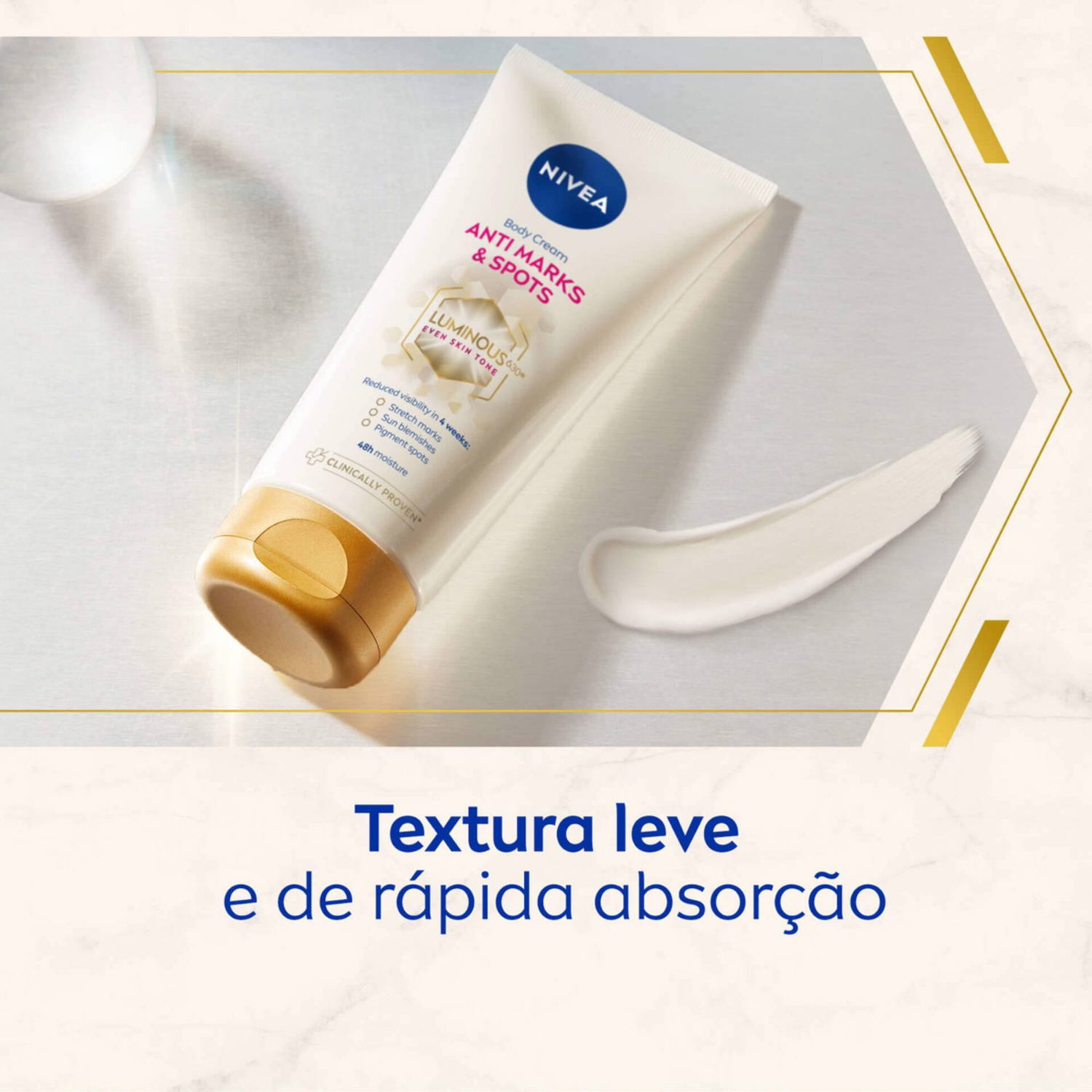Nivea Luminous 630 Creme Corporal Anti-Estrias e Manchas 200 ml