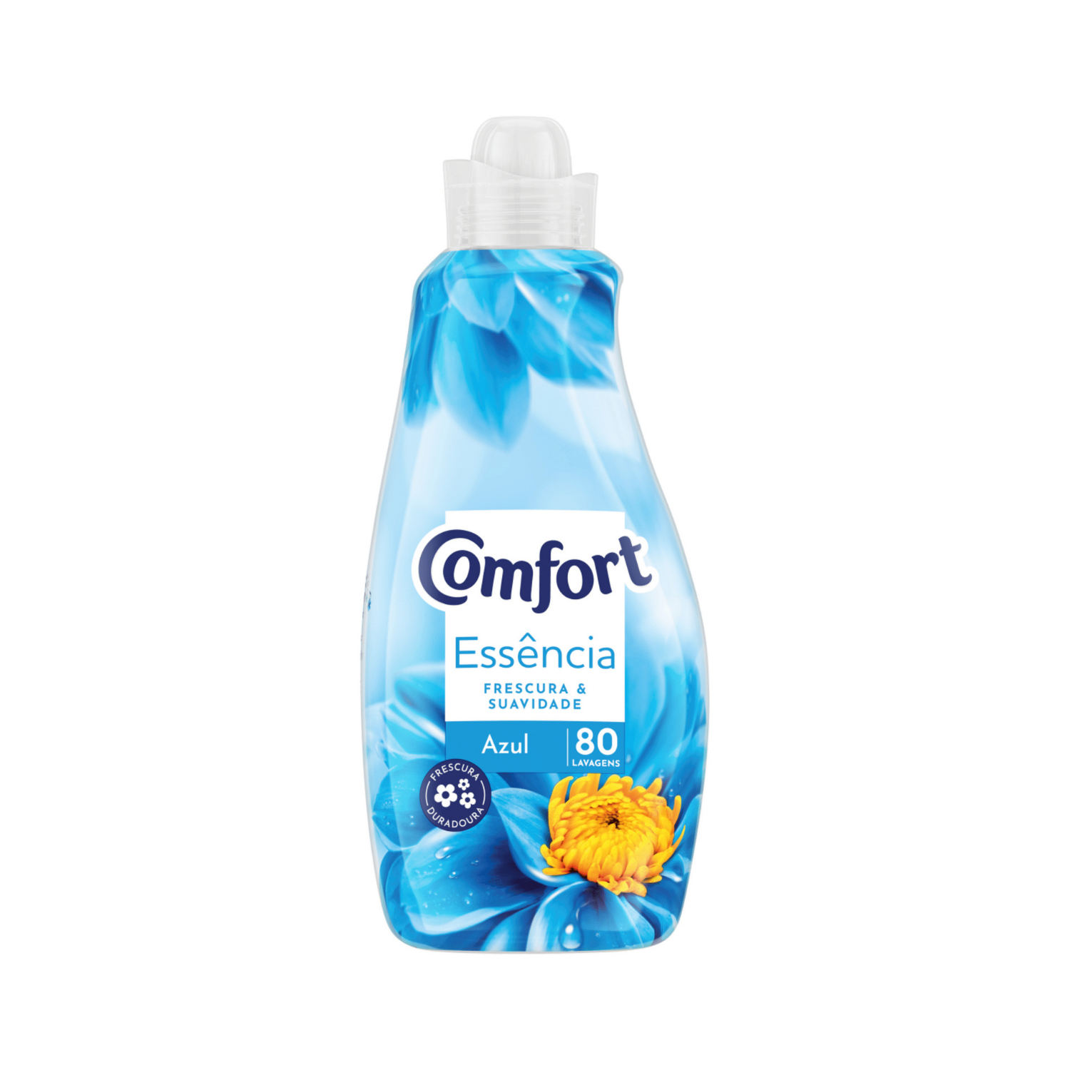 Comfort Suavizante Ropa Esencia Azul 80 Lavados 1,44 L