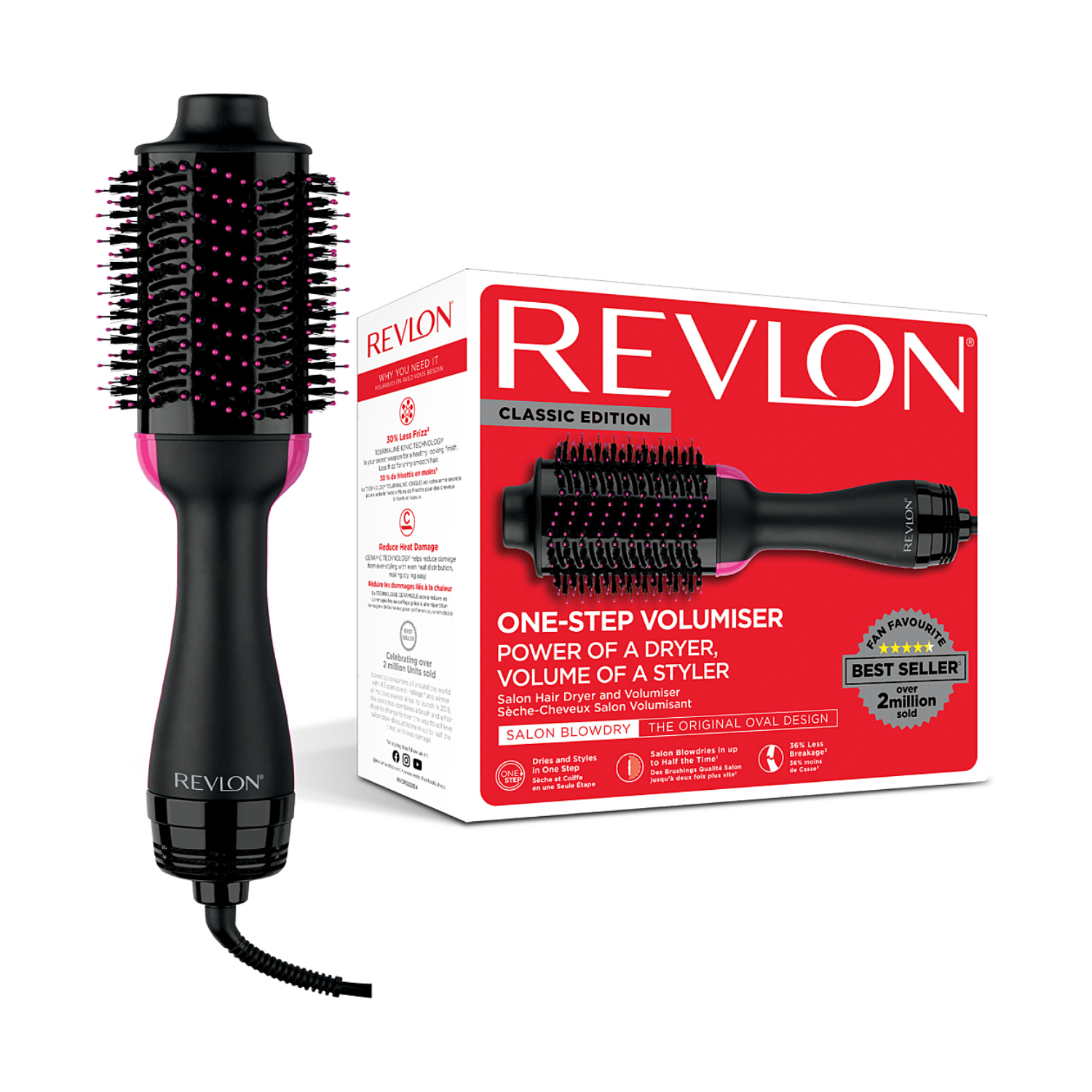 Revlon One-Step Volumisser Rvdr5222e Cepillo Secador Voluminizador