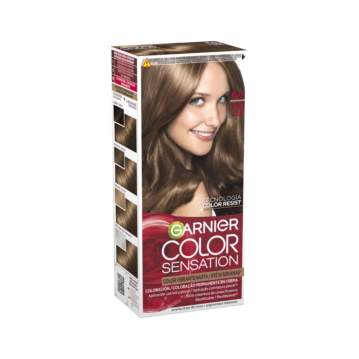 Garnier Color Sensation Coloração Permanente Louro Escuro 6.0 112 ml