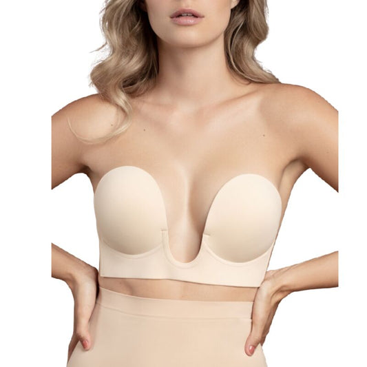 Bye-bra Suti Sem Alas En U Beige Copo B