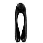 Satisfyer Vibrador de Dedo Candy Cane Negro