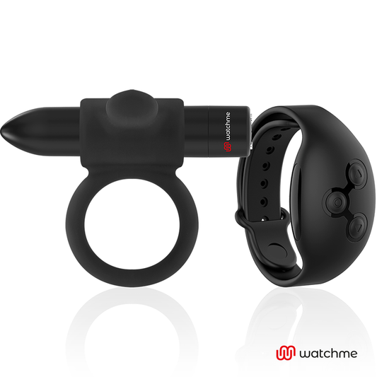 Black&Silver - Cameron Controle Remoto Cockring Watchme