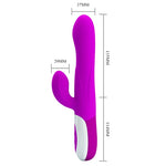 Pretty Love - Vibrador Inflvel Recarregvel Dempsey