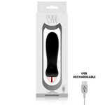 Vibrador Recargable Dolce Vita Cinco Negro 7 Velocidades