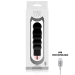 Dolce Vita Vibrador Recargable Seis Negro 7 Velocidades