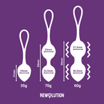 Rewolution Rewobeads Bolas Vibratórias Controle Remoto Com Tecnologia Watchme
