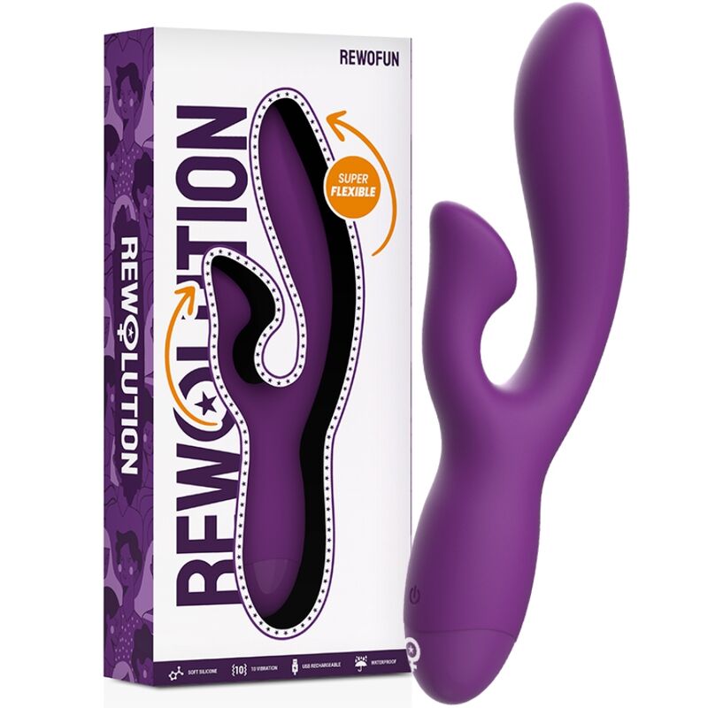 Rewolution Vibrador Flexível Rewofun Com Coelho