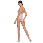 Passion - Mulher Bs088 Bodystock Branco Tamanho Único