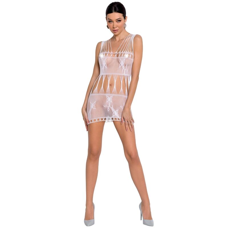 Passion - Woman Bs090 Bodystock Branco Tamanho Único