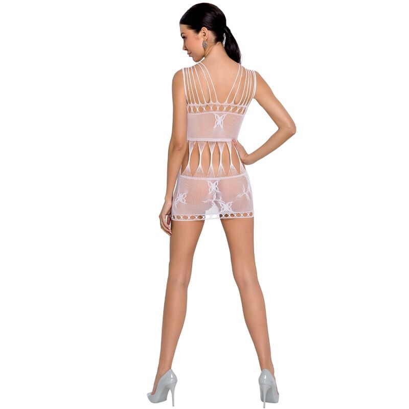 Passion - Woman Bs090 Bodystock Branco Tamanho Único