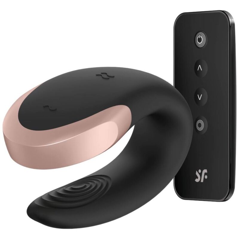 Satisfyer Vibrador Double Love Luxury Partner Preto