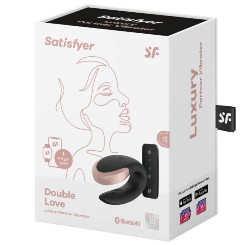 Satisfyer Vibrador Double Love Luxury Partner Preto