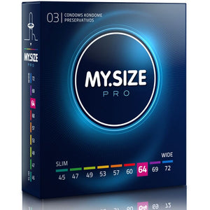My Size - Pro Preservativos 64 mm 3 Unidades